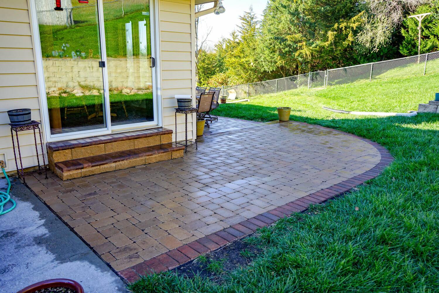 Pave Flagstone Patio Construction Great Outdoors Lawn Landscaping